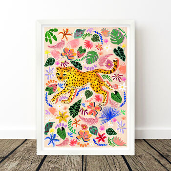 Leopard Nursery Art Print, 8 of 9