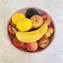 Antique Painted Pink Wooden Fruit Bowl ~ Five, thumbnail 4 of 6