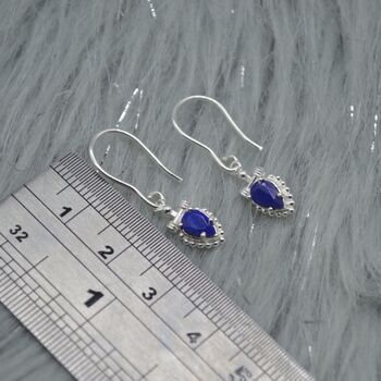 Lapis Lazuli Earrings: December Birthstone Jewelry, 4 of 6