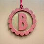 Personalised Christmas Ornament Scalloped Decoration, thumbnail 6 of 7