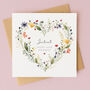 Personalised Wildflower 60th Birthday Card For Her, thumbnail 1 of 4