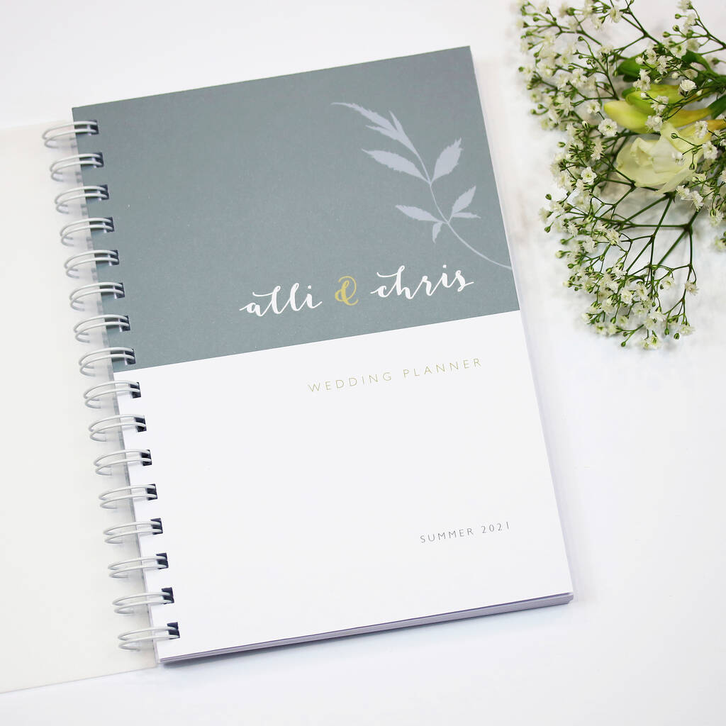 Personalised Flower Wedding Planner Handbook, 1 of 9