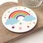Round Rainbow Coaster Or Set Of Six Rainbow Coasters, thumbnail 4 of 10