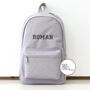 Personalised Name And Design Unisex Mini Backpack, thumbnail 5 of 12