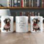 Personalised Dachshund In Christmas Jumper Mug E, thumbnail 2 of 2