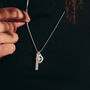 Coordinates Travel Safe Tag Necklace, thumbnail 1 of 10