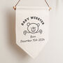 Teddy Bear New Baby Hanging Flag, thumbnail 3 of 3