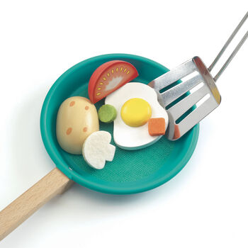 Wooden Pretend Play Toy Cooking Set, 5 of 7