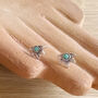 Star Flower Turquoise Studs, thumbnail 7 of 11