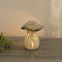 Ceramic Mushroom Lamp Toadstool Tealight Candle Holder, thumbnail 3 of 10