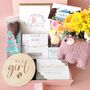 New Baby Girl Elephant Themed Gift Hamper, thumbnail 1 of 10