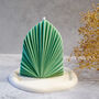 Giant Palm Big Leaf Shaped Soy Wax Candle, thumbnail 1 of 5