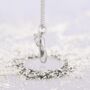 Sterling Silver Pointe Ballet Shoe Necklace, thumbnail 1 of 12