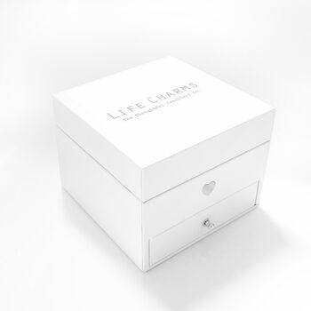 Valentine's Day Red Roses Jewellery Box And Necklace Gift Set, 3 of 3