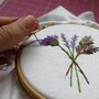 Hand Embroidered Personalised Flower Posy T Shirt, thumbnail 2 of 10