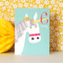 Mini Unicorn 6th Birthday Card, thumbnail 4 of 4