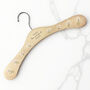 Personalised White Floral Wooden Hanger, thumbnail 4 of 7