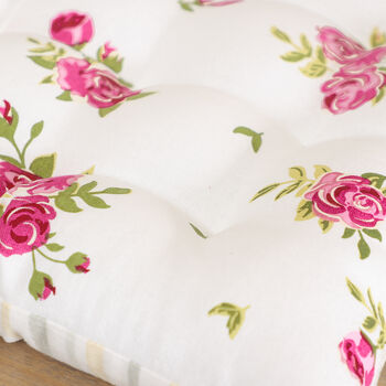 Helmsley Blush Floral Dining Seat Pads, 5 of 7