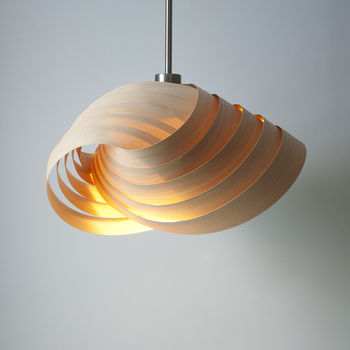 Ebb And Flow Wooden Knot Lampshade, 4 of 6