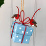 Christmas Hanging Decoration With Robins, thumbnail 4 of 4