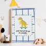 With God All Things Are Possible Dinosaur Nursery Print, thumbnail 1 of 7