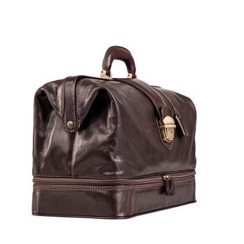 Italian Leather Doctors Bag. 'The Donnini L', 6 of 12