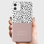 Personalised Light Pink Animal Pattern Phone Case, thumbnail 1 of 6