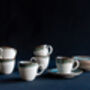 Turquoise Set Of Six Porcelain Espresso Cup And Saucer, thumbnail 4 of 12