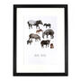 Candle Of Tapirs A4 Art Print, thumbnail 4 of 8