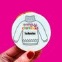 Personalised Christmas Jumper Colour Me Biscuit Set, thumbnail 5 of 5