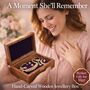 Engraved Tree Of Life Wooden Jewellery Box, thumbnail 6 of 8