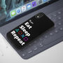 Gamers iPhone Case Eat Sleep Game Repeat 12 13 14 15 Se, thumbnail 2 of 2