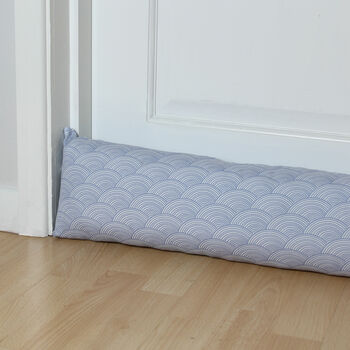 Harbour Waves Fabric Draught Excluder, 2 of 3