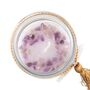 Blackberry Tube Candle With Amethyst Crystals, thumbnail 3 of 3