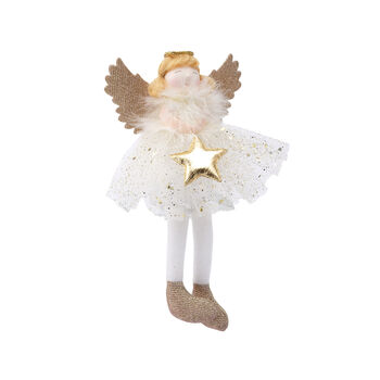 Gold Blonde Angel Light Up Shelf Sitter | Christmas, 3 of 3