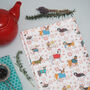 Christmas Canines Tea Towel, thumbnail 3 of 5