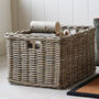 Extra Large Deep Rattan Rectangular Basket, thumbnail 1 of 4