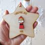 Personalised Father Christmas Tree Decoration, thumbnail 4 of 5