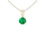 Genuine Emerald Necklace In 9ct Gold, thumbnail 10 of 12