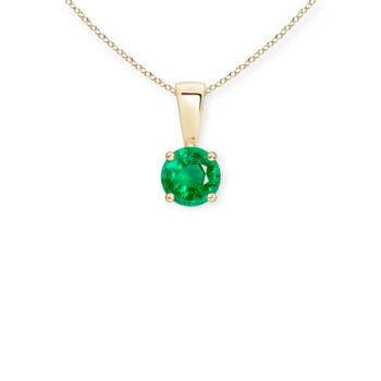Genuine Emerald Necklace In 9ct Gold, 10 of 12