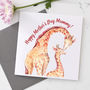 Personalised Giraffe Mother's Day Card, thumbnail 2 of 3