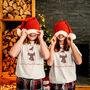 Personalised Sibling Christmas Pyjama Set, thumbnail 1 of 4