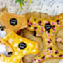 Vintage Yellow Buttercup Peonies Dog Harness, thumbnail 7 of 11
