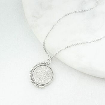 Sixpence 60th Birthday Spinner Necklace, 5 of 12