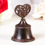 Traditional Iron Heart Bell Gift, thumbnail 2 of 5