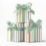 Luxury Pastel Wide Stripe Wrapping Paper, thumbnail 2 of 9