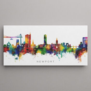 Newport Skyline Cityscape Art Print, 2 of 12