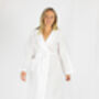 Polka Dot Cotton Dressing Gown, thumbnail 8 of 8