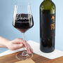 Personalised Living Legend Wine Glass, thumbnail 1 of 3