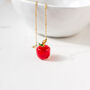 Apple Pendant Necklace, thumbnail 1 of 6